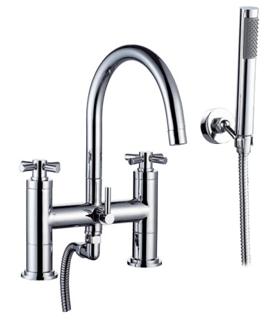 Bathroom Design Tool on Hand Mixer Attachments On Bath Filler Tap With Shower Attachment In