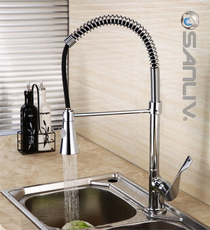 Kitchen Facets on Pullout Spray Kitchen Sink Faucets  New Kitchen Faucet And Bath Shower