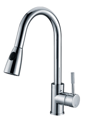 Pull down spray kitchen sink mixer tap 28108C