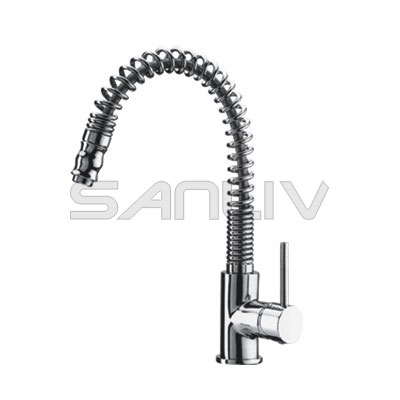 Sanliv Modern Pull Down Kitchen Mixer Tap 28109 