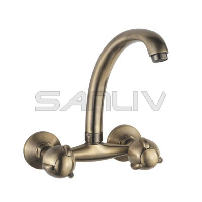 Sanliv Wall Mount Kitchen Faucet Bronze 82610YB 