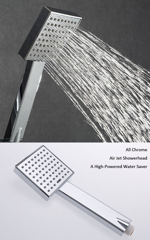 Water saving shower head with new air jet technology H839