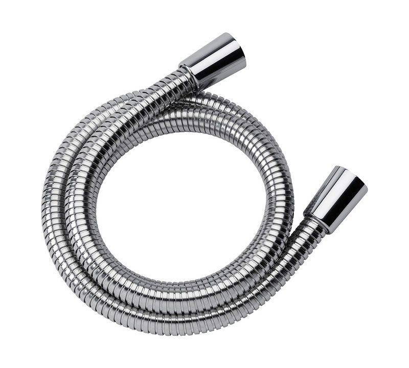 Chrome Extensible Brass Double Spiral Shower Hose H606 for handheld showerhead replacement