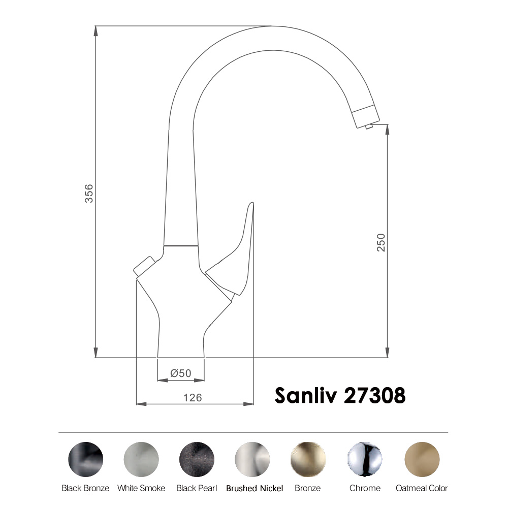 3 Way Filtered RO Water Tap Triflow Kitchen Faucet Drawings