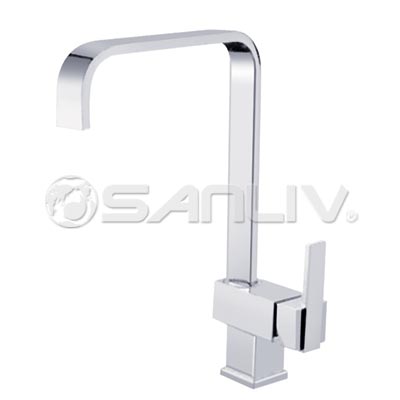 Square Single Handle Kitchen Faucet 67008 