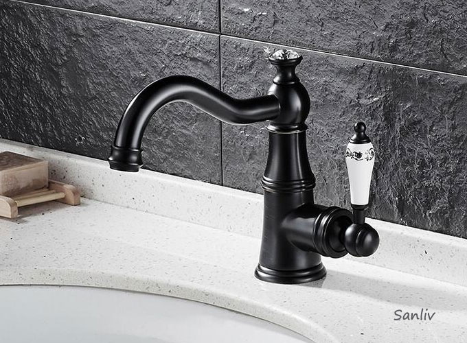 Bathroom Basin Faucet Brass Vessel Sink Water Tap Mixer ORB