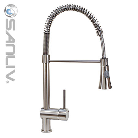 Brushed Nickel Pull-down kitchen faucet 28113