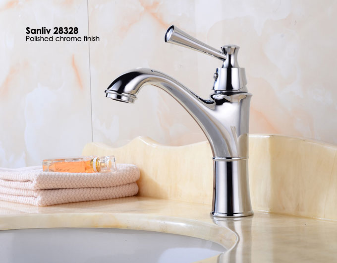 Chrome Bathroom Sink Faucet Basin Mixer Tap 28328