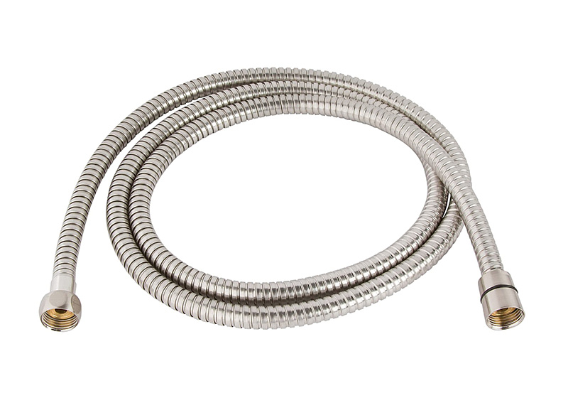 Stainless Steel Hand Shower Double Lock Hose Brushed Satin Nickel