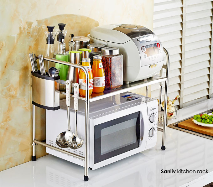 Kitchen Storage Microwave Cart-Stand Shelf 30201