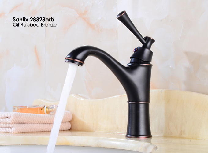 Oil Rubbed Bronze Bathroom Sink Faucet Basin Mixer Tap 28328ORB