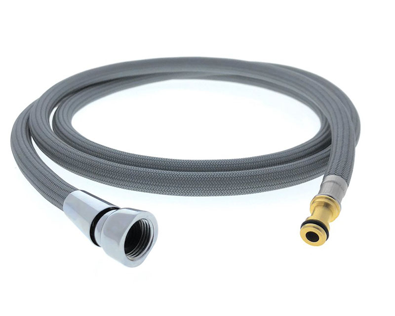 Pullout Replacement Spray Hose for Moen Pulldown Kitchen Faucets Beautiful Gray Knitted Nylon Hose