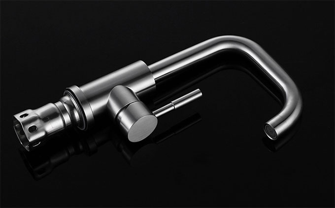 Satin Stainless Single-Handle Bar Prep Faucet 80106