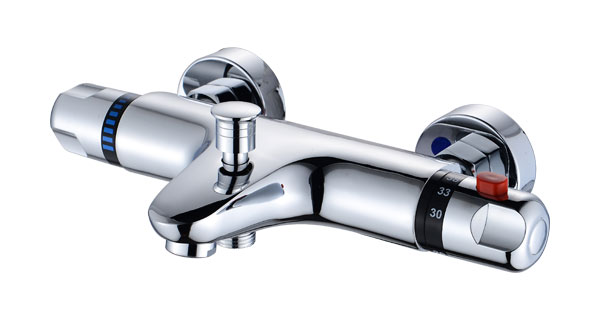 Thermostatic Bathtub Shower Faucet Chrome 25603