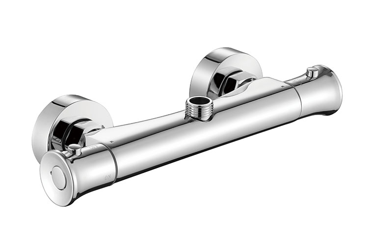Exposed Thermostatic Bar Shower Valve Mixer With Upper Outlet G1/2 Inch for Hand Shower