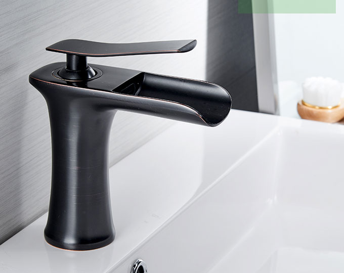 Waterfall Bathroom Faucet Basin Mixer Tap ORB