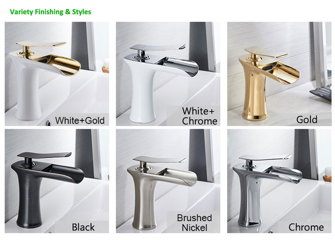 Waterfall Bathroom Faucet Basin Mixer Tap Styles