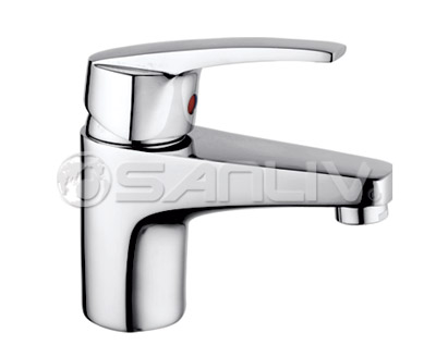 Sanliv Chrome Single-handle Bathroom Faucet 67801