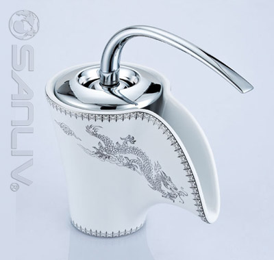 Dragon Design Ceramic Bathroom Faucet 28501