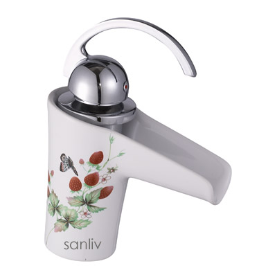 Single Handle Modern Waterfall Ceramic Basin Mixer Tap