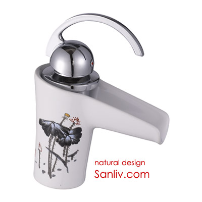 Single-Control Waterfall Ceramic Basin Faucet 28527