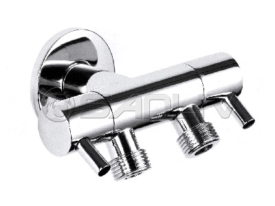 Double Control Handle 1/4 Turn Angle Stop Shutoff Valve