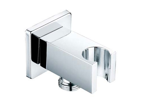 Square Shower Bracket Holder With Elbow Outlet S2413