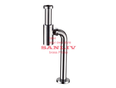 Chrome Basin Vanity Waste Pipe S Bottle Trap PT111