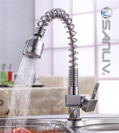modern single lever pullout kitchen tap faucets