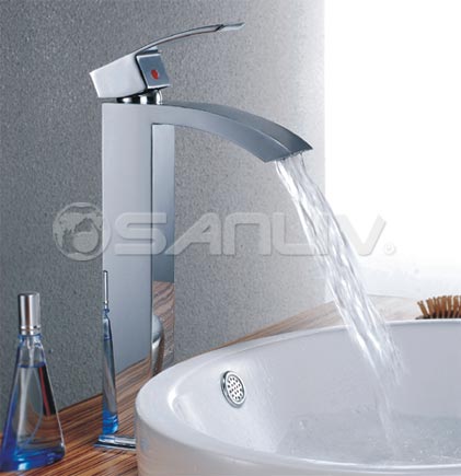 Single Handle Bathroom Vessel Filler Faucet-50111